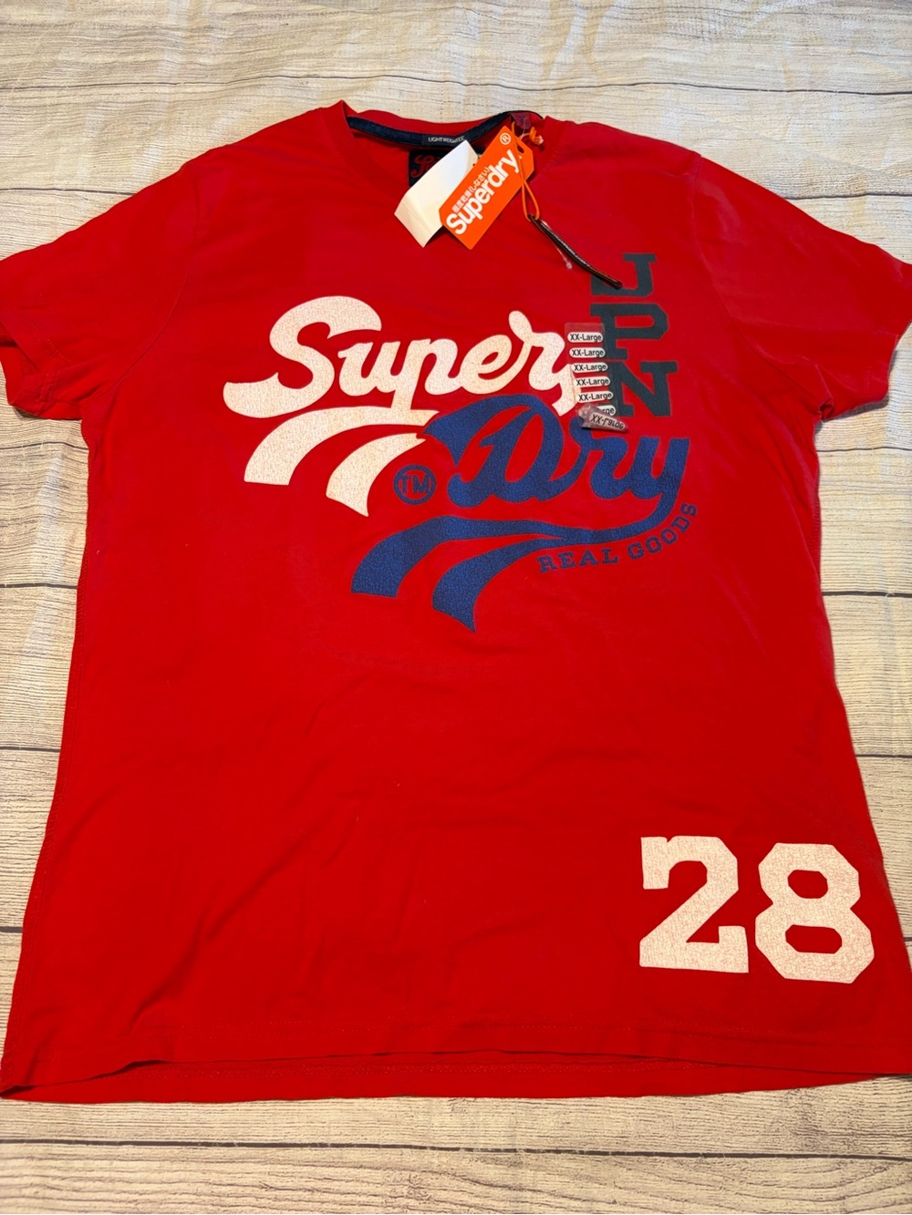 Mend Superdry Red Graphic Tee
